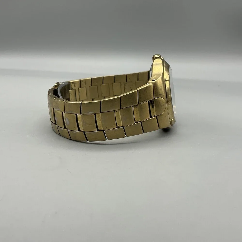 Citizen Eco-Drive Mens Watch 36mm Gold Tone Day Date Solar 7.25